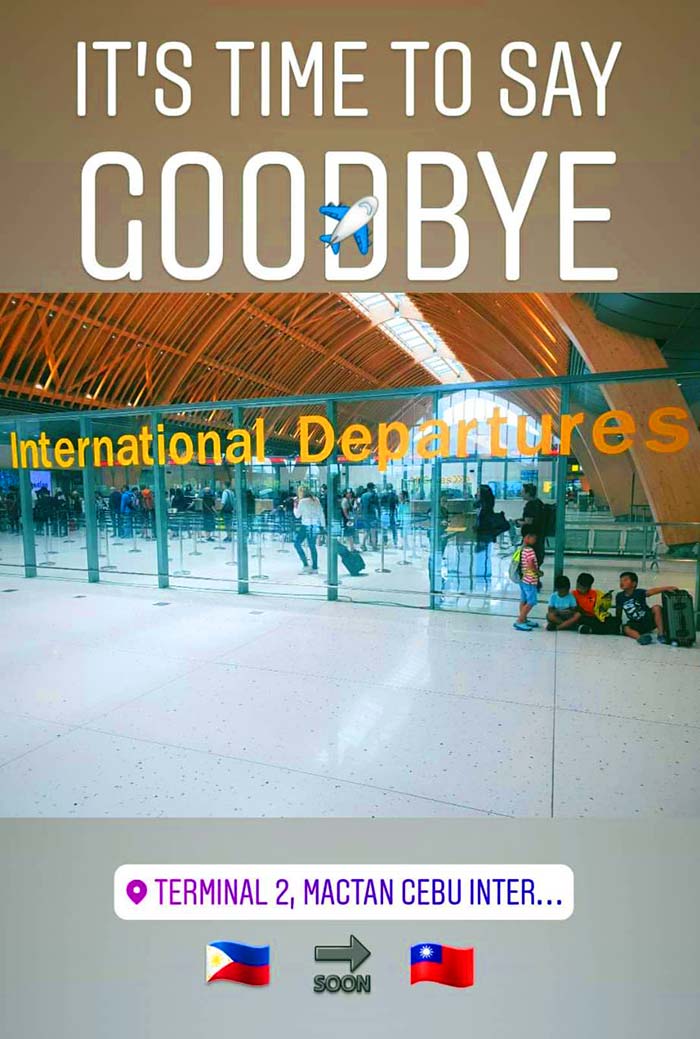 International Departures, 宿霧機場離境