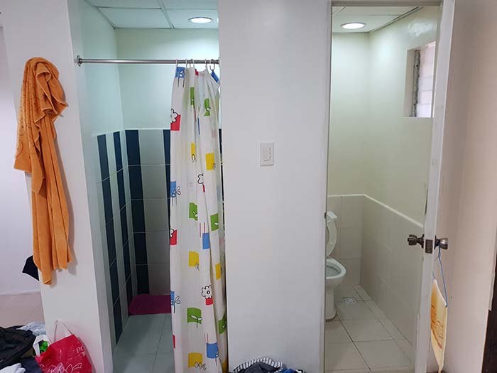 語言學校生活環境, 學校宿舍, 廁所跟衛浴分開