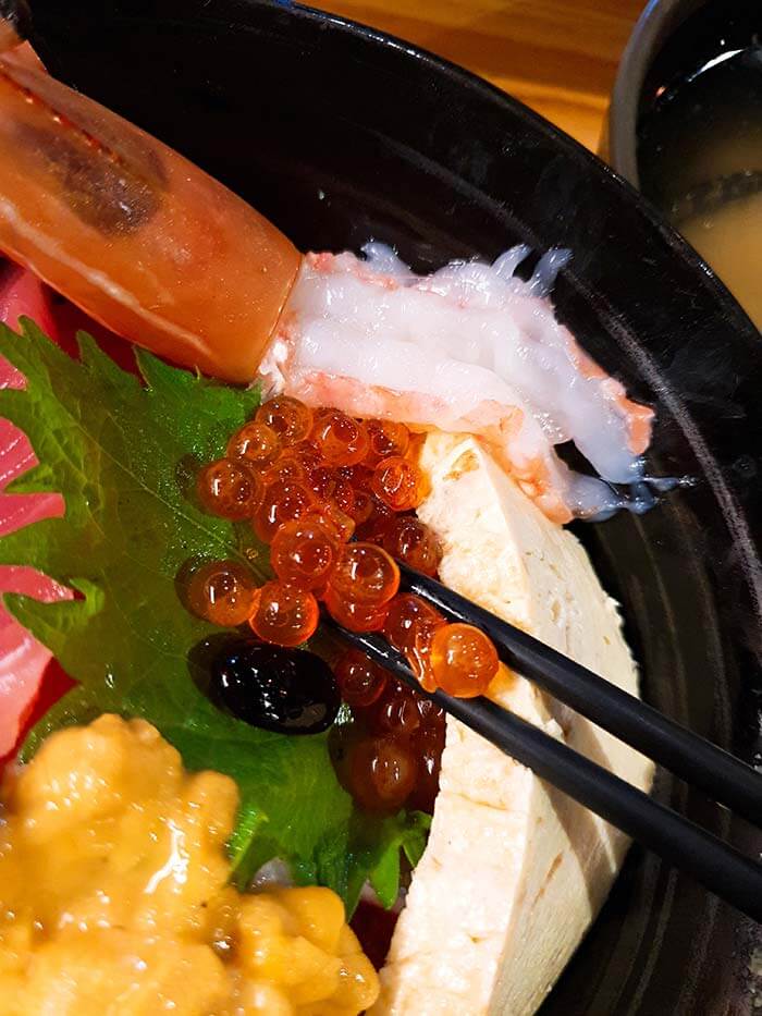 鮭魚卵, 日式料理, 居酒屋