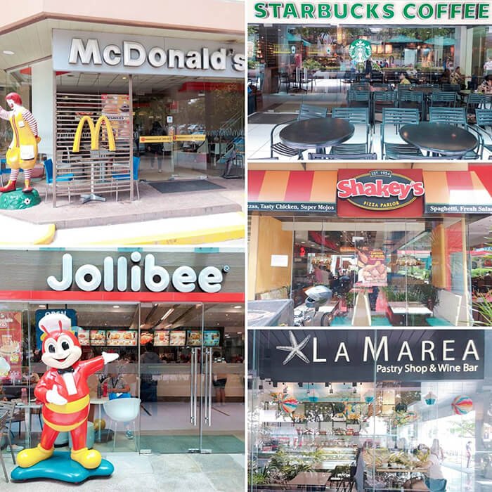 宿務IT Park麥當勞, Jollibee, LA MAREA, 星巴克