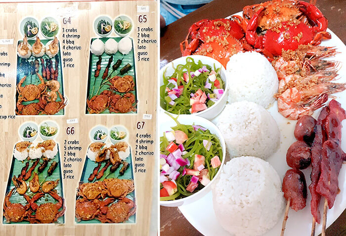 去宿霧吃螃蟹大餐, 螃蟹套餐, 螃蟹, 蝦子, BBQ