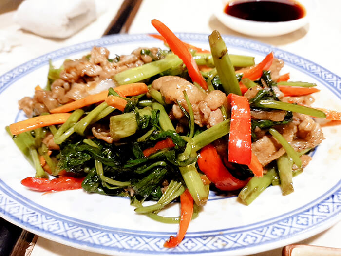 熱炒空心菜 日式料理, 炒青菜