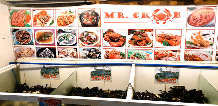 小隻, 中隻, 大隻螃蟹選擇 - Mr. Crab
