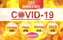 疫情英文「COVID-19」新型冠狀來源, 相關疫情單字 | 英文單字, 句子學習筆記