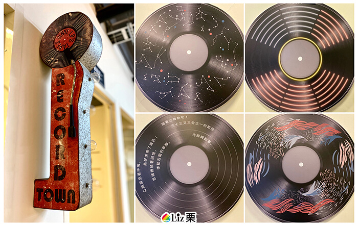 黑膠唱片裝飾