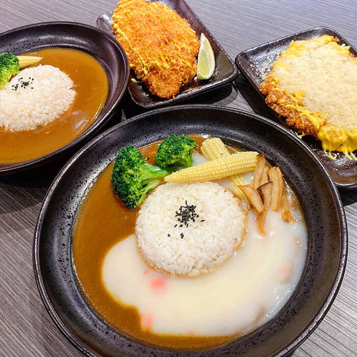 三重好吃咖哩飯,雙醬咖哩