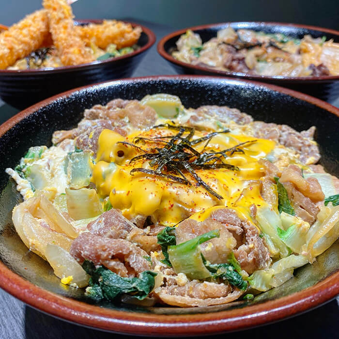 雙饗丼,親子丼飯