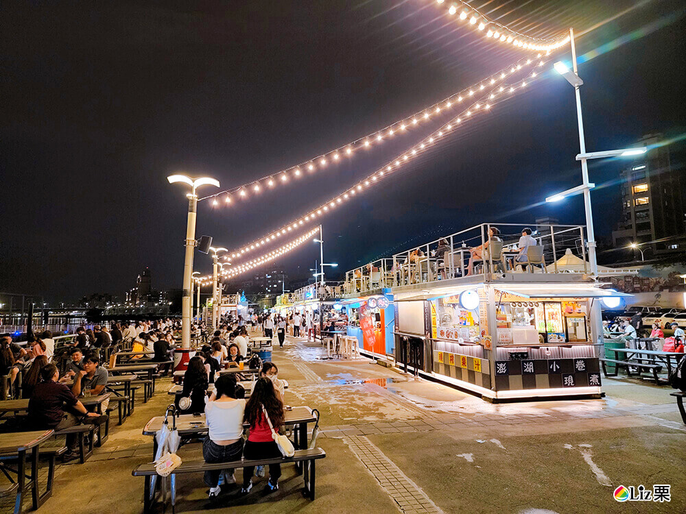 大稻埕碼頭貨櫃市集,台北晚上約會景點