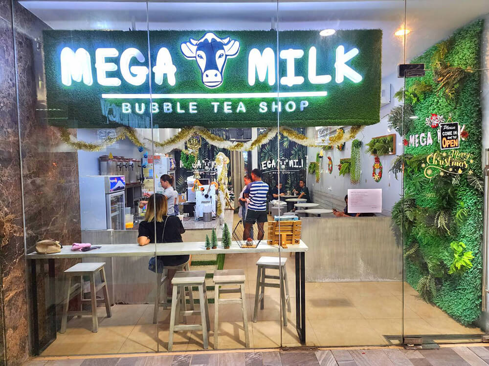 台灣人在宿霧開的珍奶店,Mega Milk