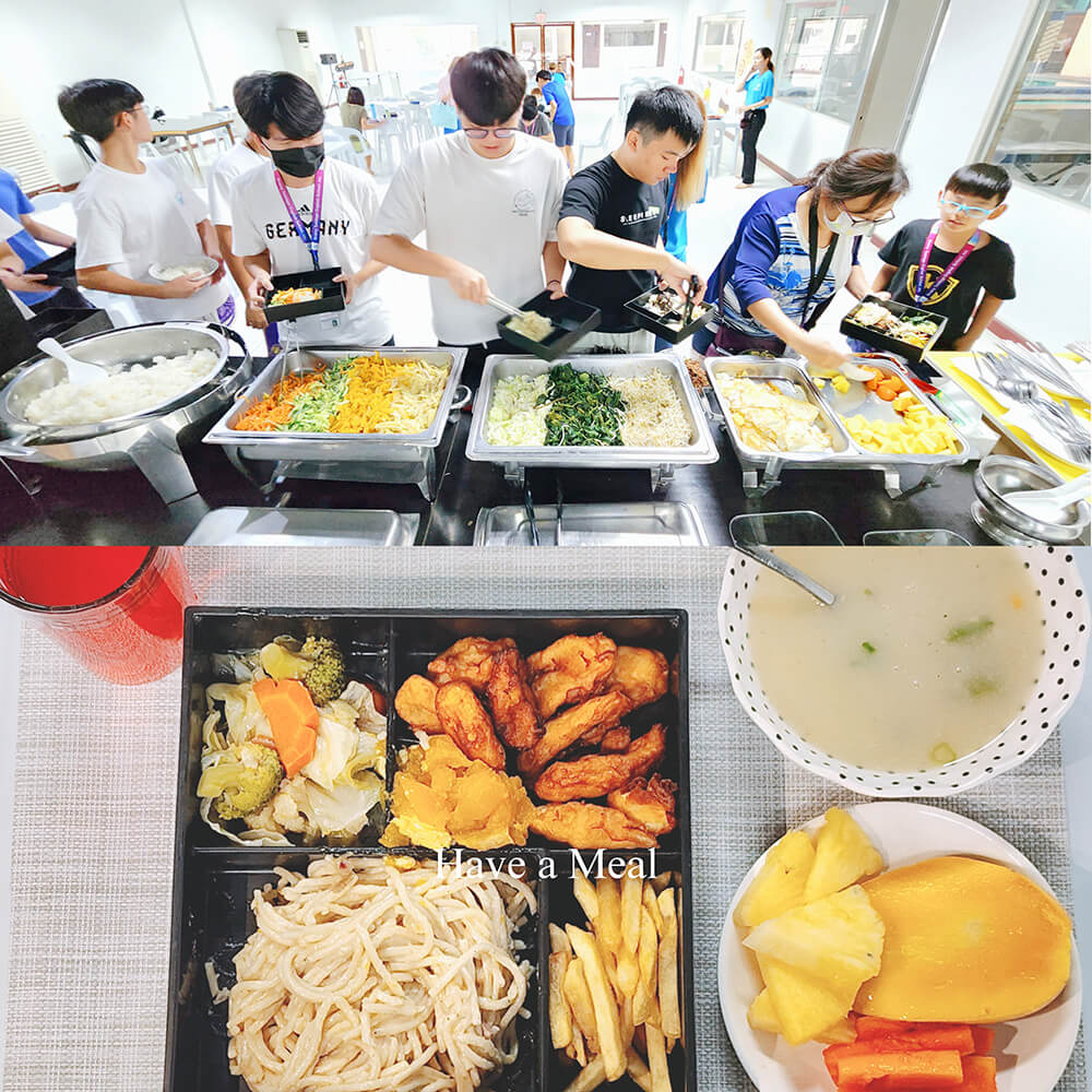 BTES學校提供在校三餐