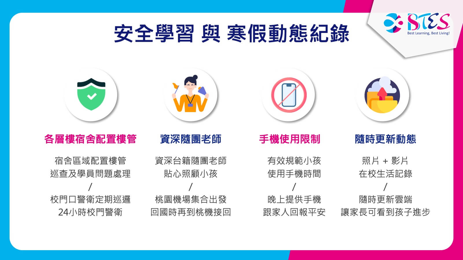 BTES學校特點-動態紀錄