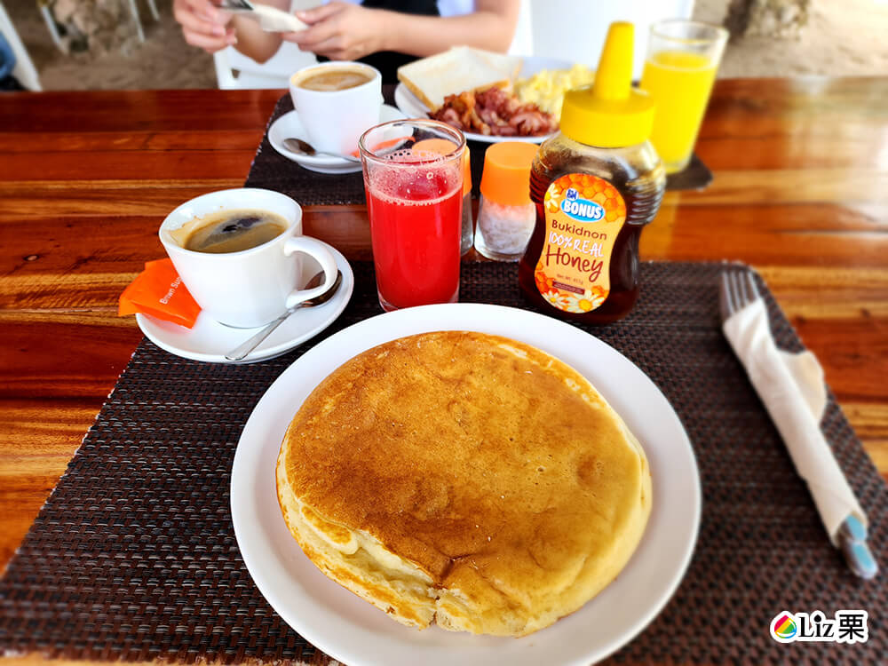Tepanee Beach Resort 29 泰帕尼的早餐,鬆餅,果汁