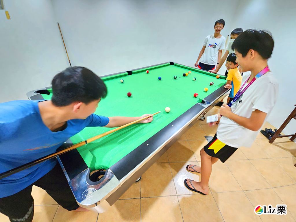 撞球, BTES校內設施